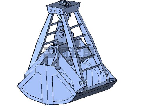 雙繩抓斗在工作時運(yùn)作的狀況